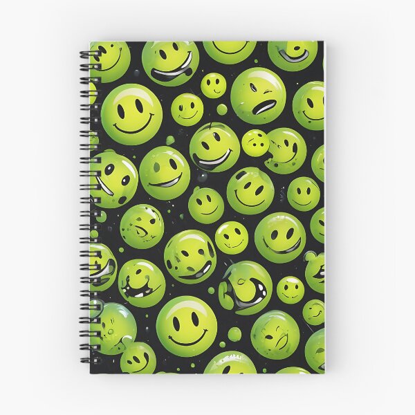 Item preview, Acid Techno Smiley Face Seamless designed and sold by  ZenRave Designs.