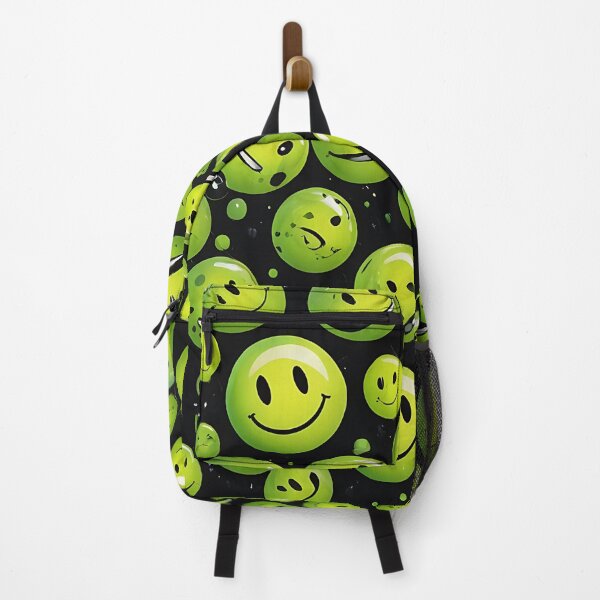 Item preview, Acid Techno Smiley Face Seamless designed and sold by ZenRave Designs.