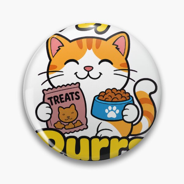 Item preview, Powered By Purrs And Snacks Funny Cat designed and sold by VisualArtsOasis.