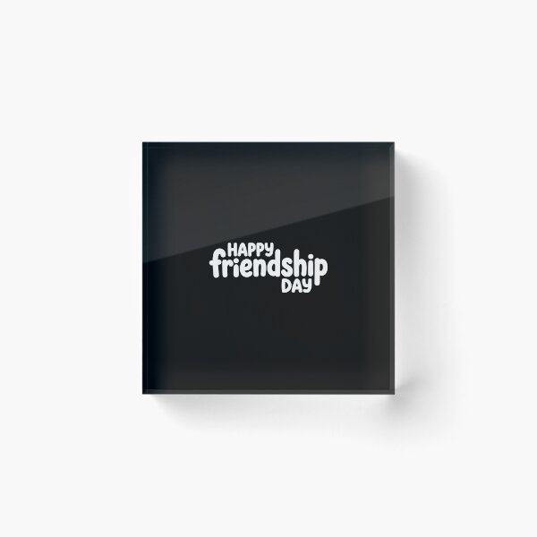 Item preview, Happy Friendship Day Bold Retro Typography Design designed and sold by SiarheiYur.