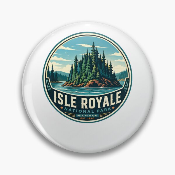 Item preview, Isle Royale National Park Michigan Est. 1940 Outdoor Travel Hiker Camper designed and sold by Simsimah26Parks.