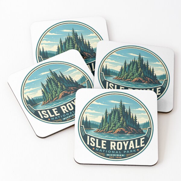 Item preview, Isle Royale National Park Michigan Est. 1940 Outdoor Travel Hiker Camper designed and sold by Simsimah26Parks.