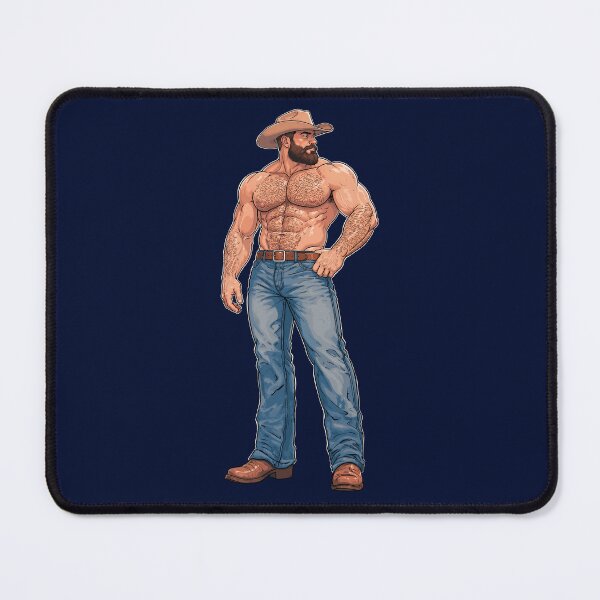 Item preview, Save A Horse Ride A Cowboy - bara muscle bear designed and sold by VeryEnglishGent.