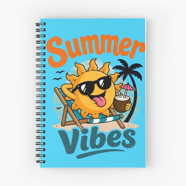 Item preview, Summer Vibes – Funny Happy Sun Beach Vacation T-Shirt Design designed and sold by IMuDesigner.