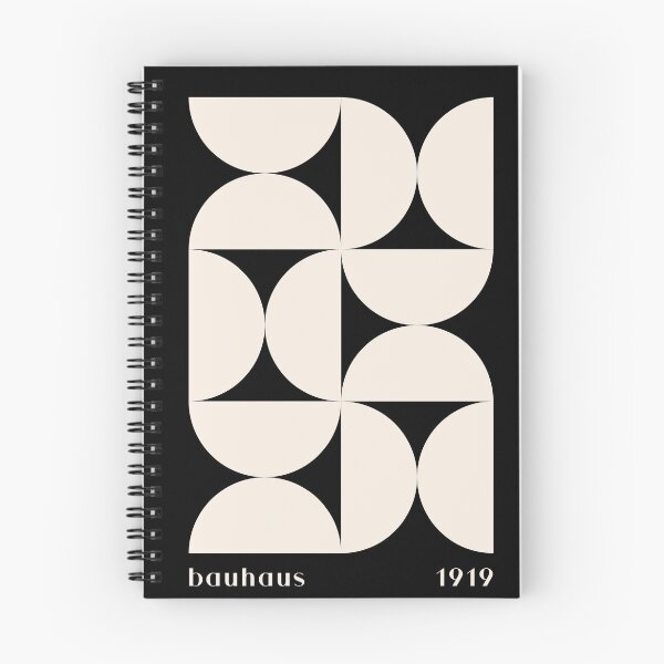 Item preview, Bauhaus Black and Cream Geometric designed and sold by FaizArtShop.