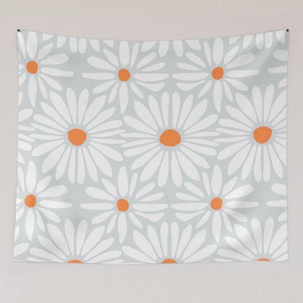 Item preview, Minimalist Floral Pattern of Daisies  designed and sold by Bia Arts.
