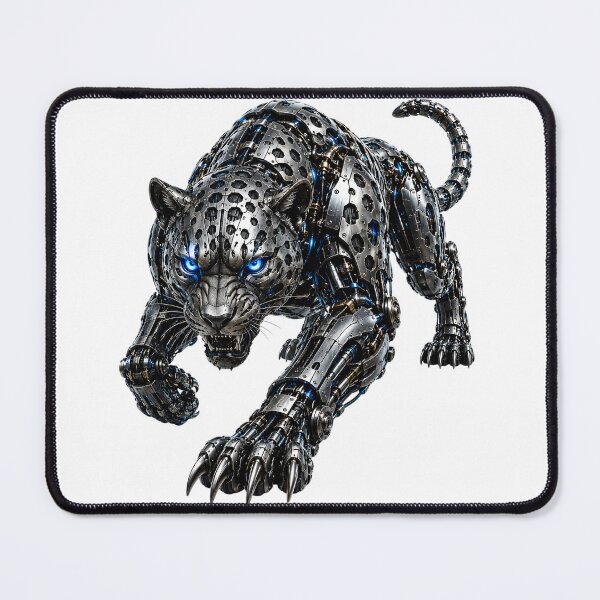 Item preview, Steel Jaguar V5 – Industrial Cyber Jaguar Robot | Mechanical Big Cat | Steelcoat Studio designed and sold by SteelCoat Studio.