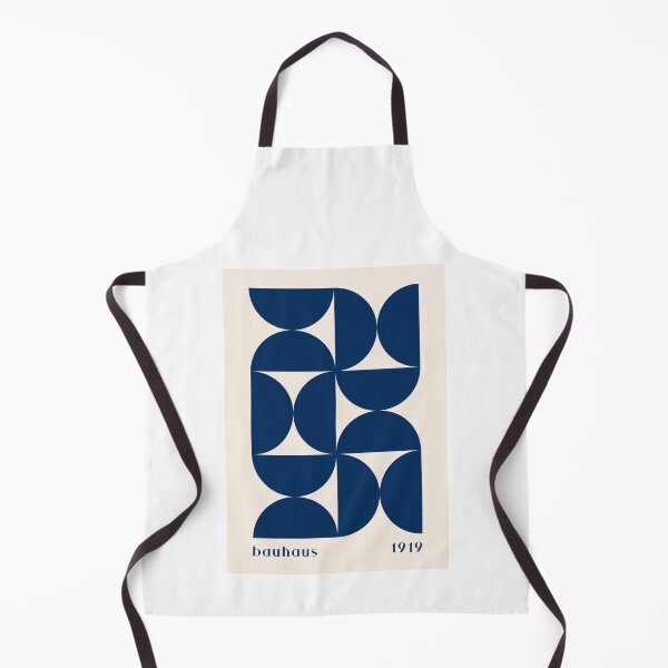 Item preview, Bauhaus Navy Blue Geometric designed and sold by FaizArtShop.