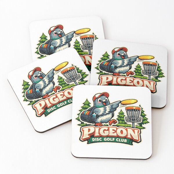 Item preview, Pigeon Disc Golf Club Retro Sports Mascot designed and sold by TheRealTaria.