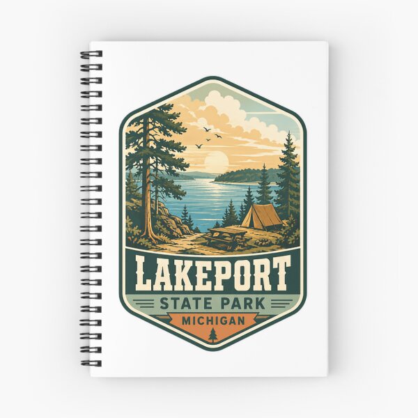 Item preview, Lakeport State Park Michigan Camping Travel Nature Lover designed and sold by Simsimah26Parks.