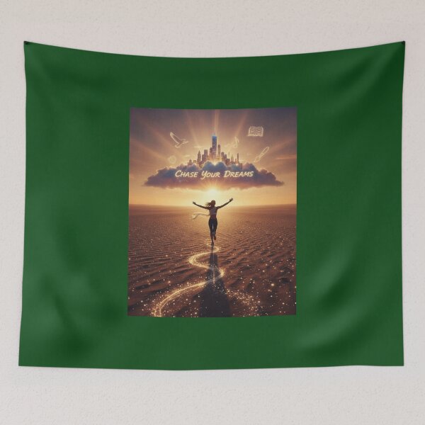 Item preview, Chase Your Dreams Inspirational Minimalist Art designed and sold by Mattigiov.