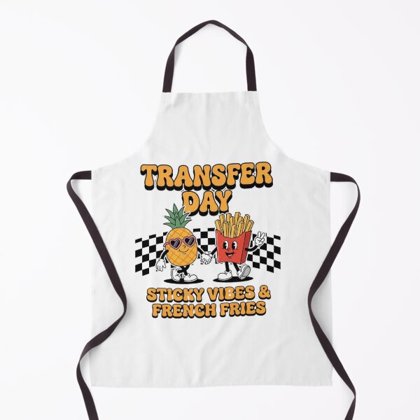 Item preview, Transfer Day Sticky Vibes French Fries Retro Groovy designed and sold by SiarheiYur.