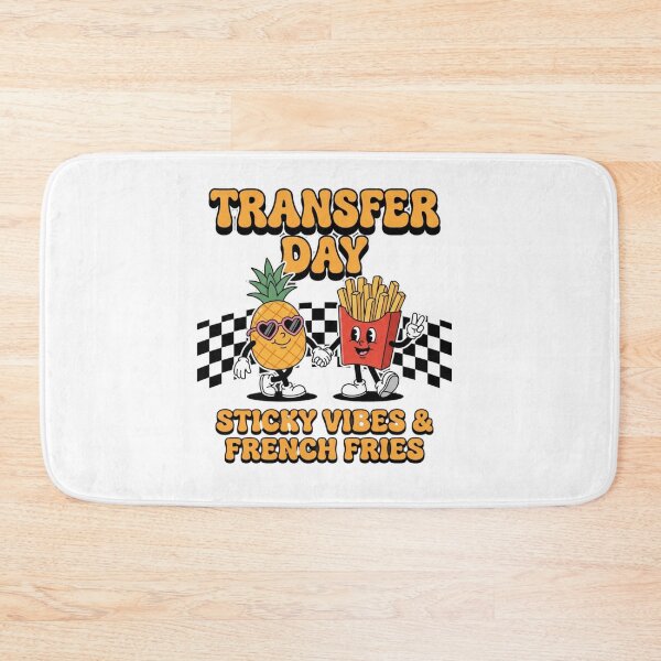 Item preview, Transfer Day Sticky Vibes French Fries Retro Groovy designed and sold by SiarheiYur.