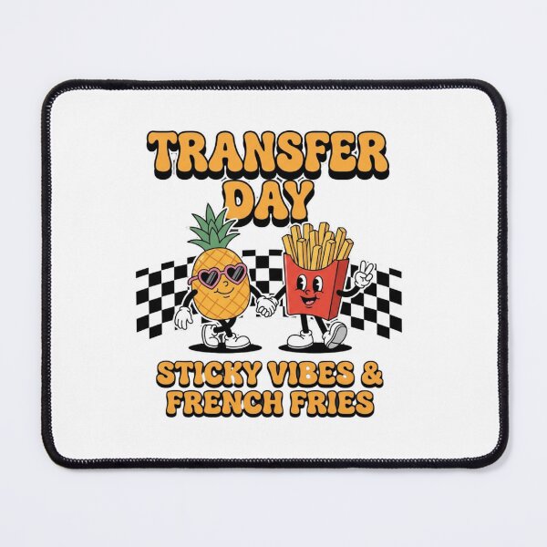 Item preview, Transfer Day Sticky Vibes French Fries Retro Groovy designed and sold by SiarheiYur.