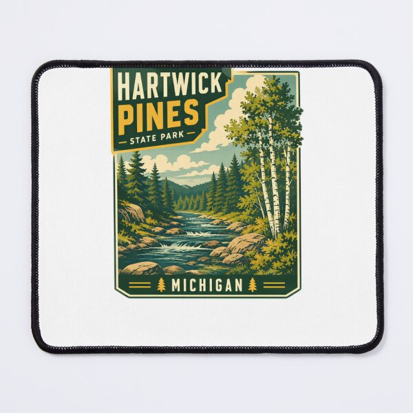 Item preview, Hartwick Pines State Park Michigan Outdoors Nature Travel Souvenir designed and sold by Simsimah26Parks.
