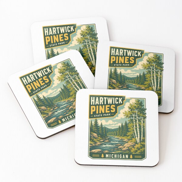 Item preview, Hartwick Pines State Park Michigan Outdoors Nature Travel Souvenir designed and sold by Simsimah26Parks.