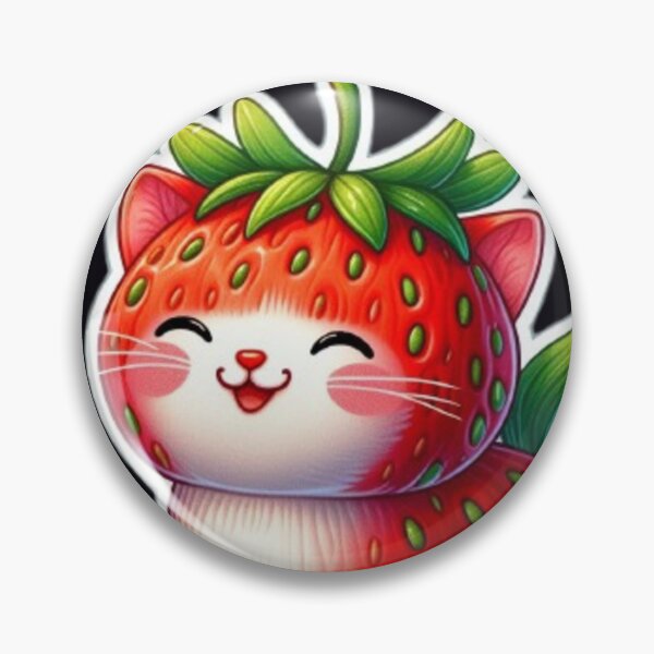 Item preview, Cute Strawberry Kitty Kawaii Cat T-Shirt | Adorable Strawberry Cat Lover Fruitcore Anime Aesthetic Tee designed and sold by HopeAndHustle.