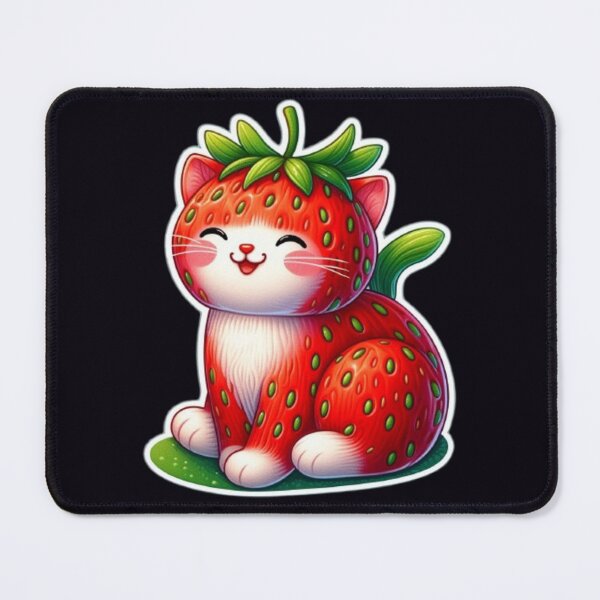 Item preview, Cute Strawberry Kitty Kawaii Cat T-Shirt | Adorable Strawberry Cat Lover Fruitcore Anime Aesthetic Tee designed and sold by HopeAndHustle.