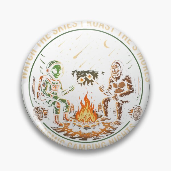 Item preview, Alien Bigfoot Campfire Classic T-Shirt designed and sold by dDariaallofthat.