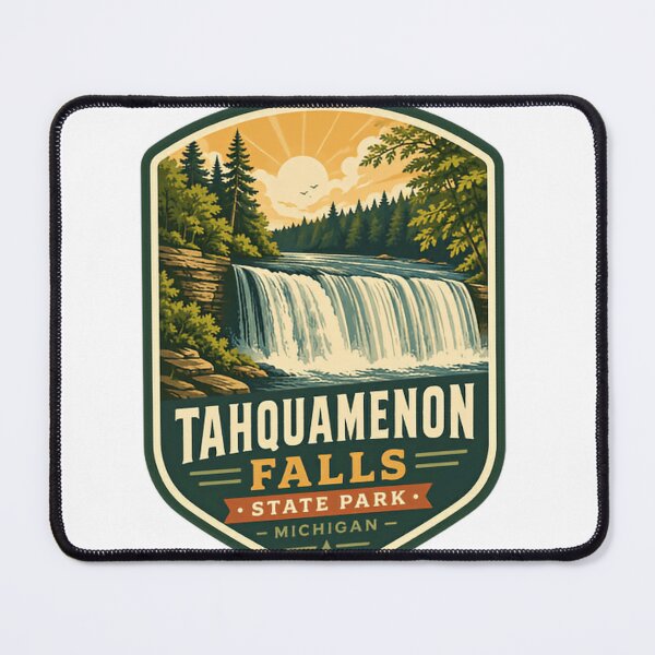 Item preview, Tahquamenon Falls State Park Michigan Waterfall Nature Travel Souvenir designed and sold by Simsimah26Parks.