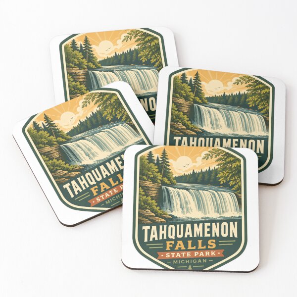 Item preview, Tahquamenon Falls State Park Michigan Waterfall Nature Travel Souvenir designed and sold by Simsimah26Parks.