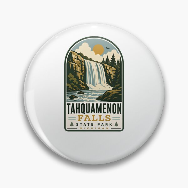 Item preview, Tahquamenon Falls State Park Michigan Nature Waterfall Travel Hiking designed and sold by Simsimah26Parks.