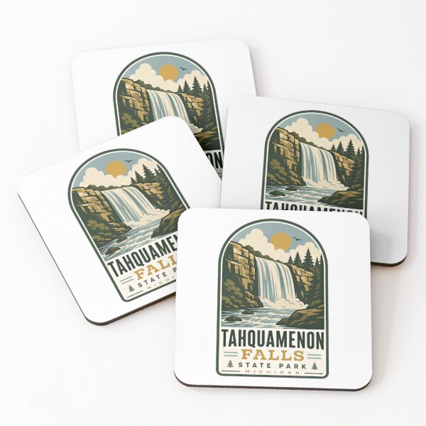 Item preview, Tahquamenon Falls State Park Michigan Nature Waterfall Travel Hiking designed and sold by Simsimah26Parks.