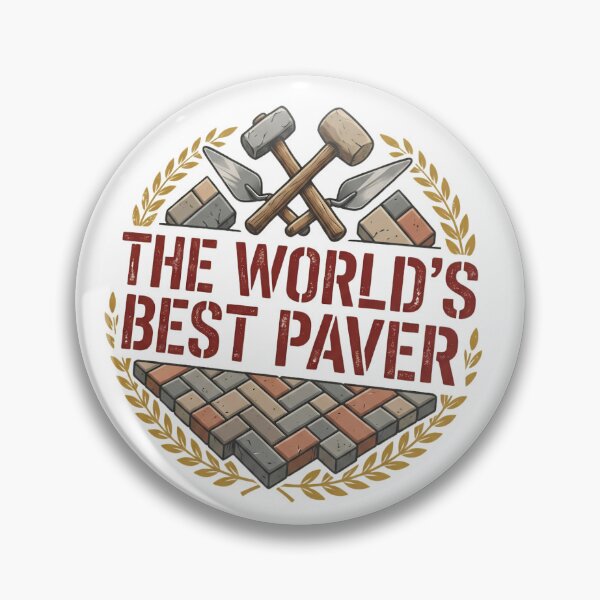 Item preview, The World's Best Paver - Funny Paving Contractor Gift designed and sold by Inka Moon Design.