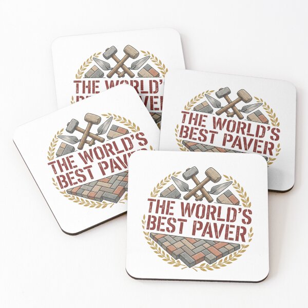 Item preview, The World's Best Paver - Funny Paving Contractor Gift designed and sold by Inka Moon Design.