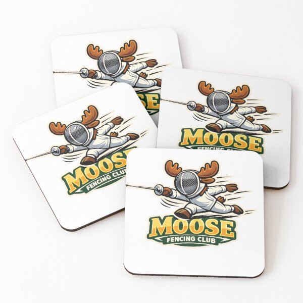 Item preview, Moose Fencing Club Retro Sports Mascot designed and sold by TheRealTaria.