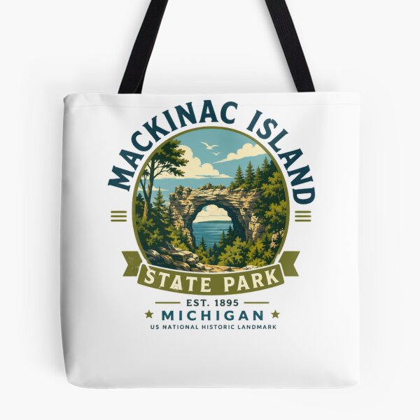 Item preview, Mackinac Island State Park Est. 1895 Michigan Us National Historic Landmark Travel Souvenir designed and sold by Simsimah26Parks.
