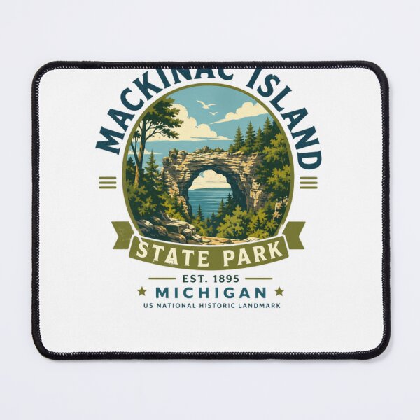 Item preview, Mackinac Island State Park Est. 1895 Michigan Us National Historic Landmark Travel Souvenir designed and sold by Simsimah26Parks.
