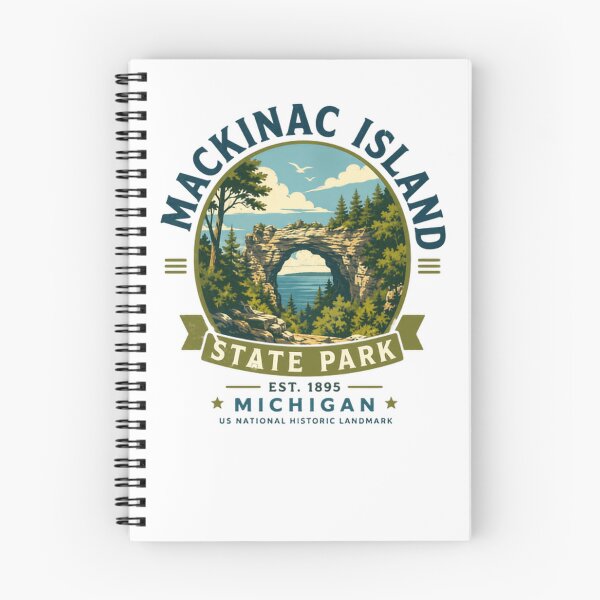 Item preview, Mackinac Island State Park Est. 1895 Michigan Us National Historic Landmark Travel Souvenir designed and sold by Simsimah26Parks.