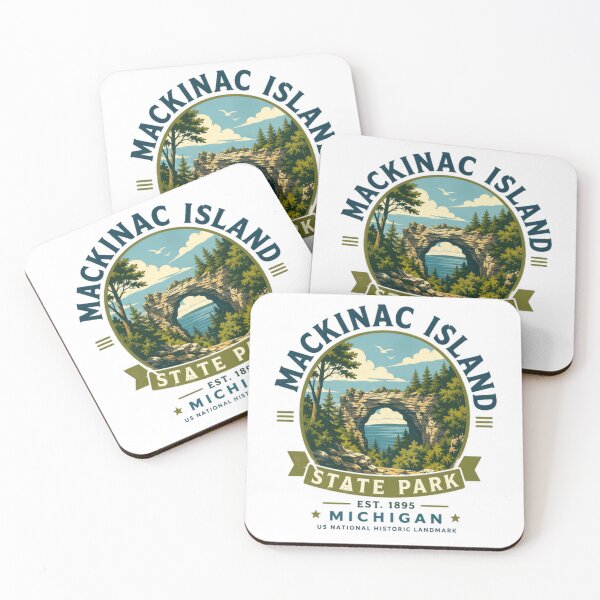 Item preview, Mackinac Island State Park Est. 1895 Michigan Us National Historic Landmark Travel Souvenir designed and sold by Simsimah26Parks.