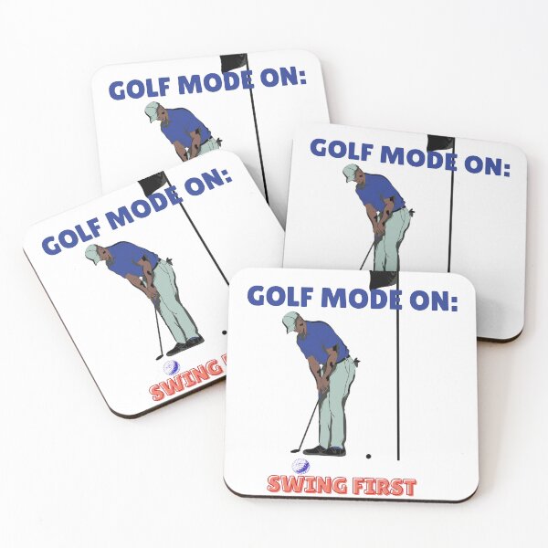 Item preview, Golf Mode ON: Swing First | Funny Golfer Graphic  designed and sold by CKADigital.