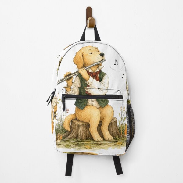 Item preview, Golden Retriever Flute Melody designed and sold by Snurly.