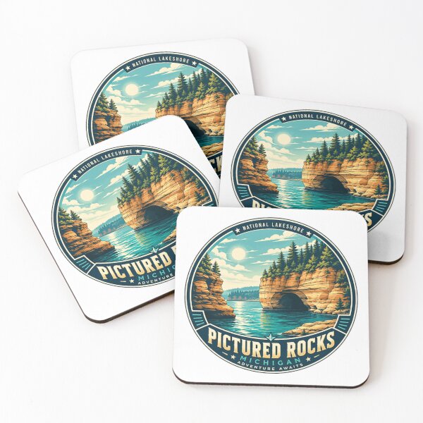 Item preview, Pictured Rocks National Lakeshore Michigan Adventure Awaits Travel Outdoors Tourist Vacation designed and sold by Simsimah26Parks.