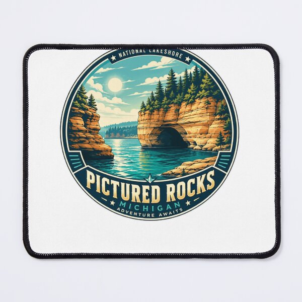 Item preview, Pictured Rocks National Lakeshore Michigan Adventure Awaits Travel Outdoors Tourist Vacation designed and sold by Simsimah26Parks.
