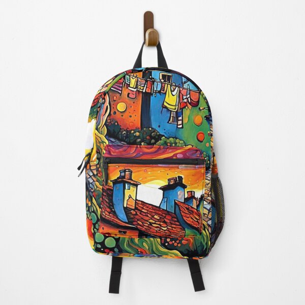 Item preview, Washing day in the colourful village designed and sold by George Hutton Hunter.