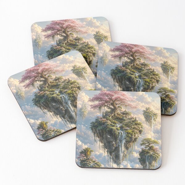 Item preview, Floating Botanical Islands designed and sold by DrizzyV.