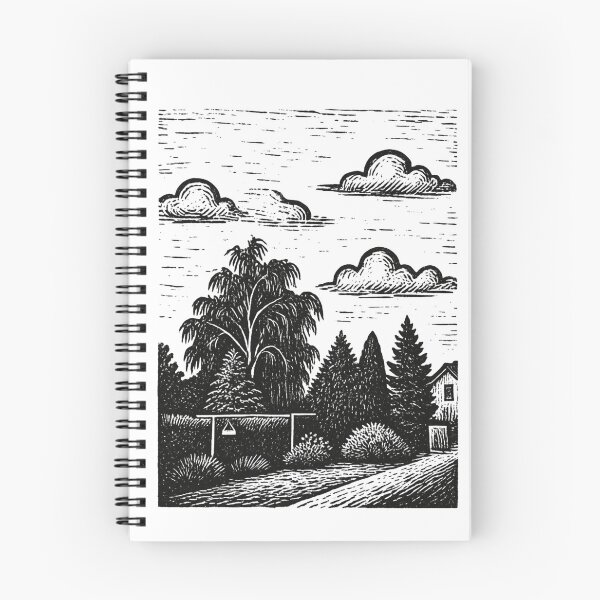 Item preview, A garden with trees and clotheslines designed and sold by LumivoCraft.