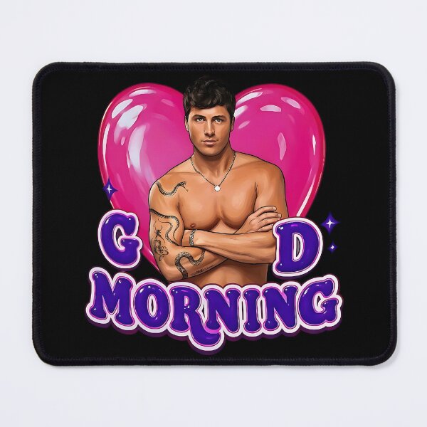 Item preview, Love Island Rob Rausch Good Morning Snake Tattoo Graphic designed and sold by DarrinReilly.