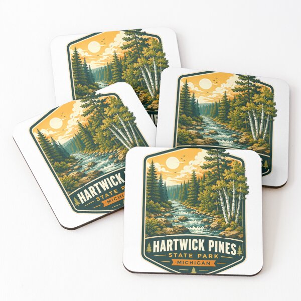 Item preview, Hartwick Pines State Park Michigan Outdoors Nature Travel Explorer designed and sold by Simsimah26Parks.