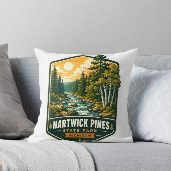 Item preview, Hartwick Pines State Park Michigan Outdoors Nature Travel Explorer designed and sold by Simsimah26Parks.