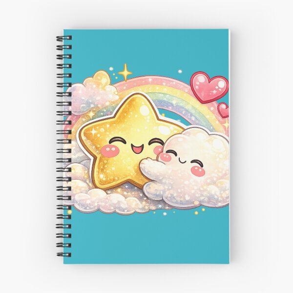 Item preview, Star Hug Cloud | Cute Kawaii Typography Design designed and sold by VasiArtLab.
