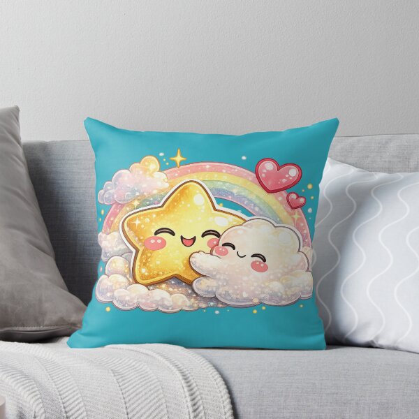Item preview, Star Hug Cloud | Cute Kawaii Typography Design designed and sold by VasiArtLab.