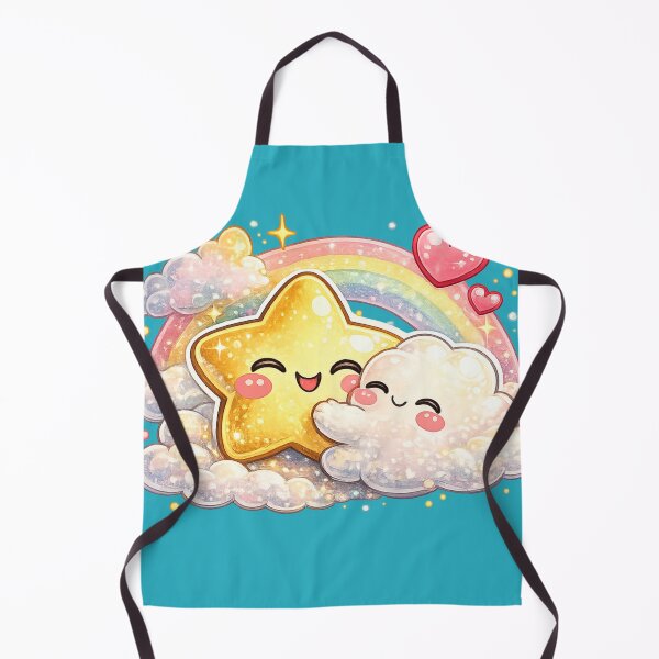 Item preview, Star Hug Cloud | Cute Kawaii Typography Design designed and sold by VasiArtLab.