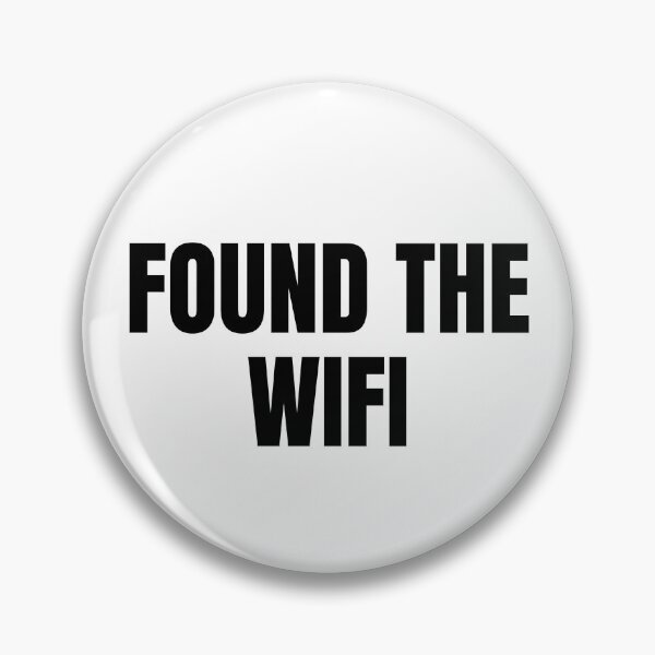 Item preview, Found the Wifi (Black) designed and sold by ShipCrewNation.
