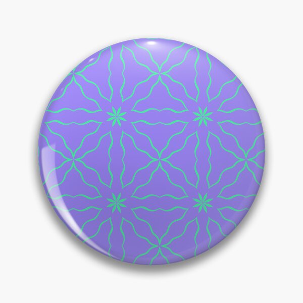 Item preview, Starburst Violet and Mint Green Kaleidoscope Geometric Seamless Pattern designed and sold by VOYID ART STUDIO.