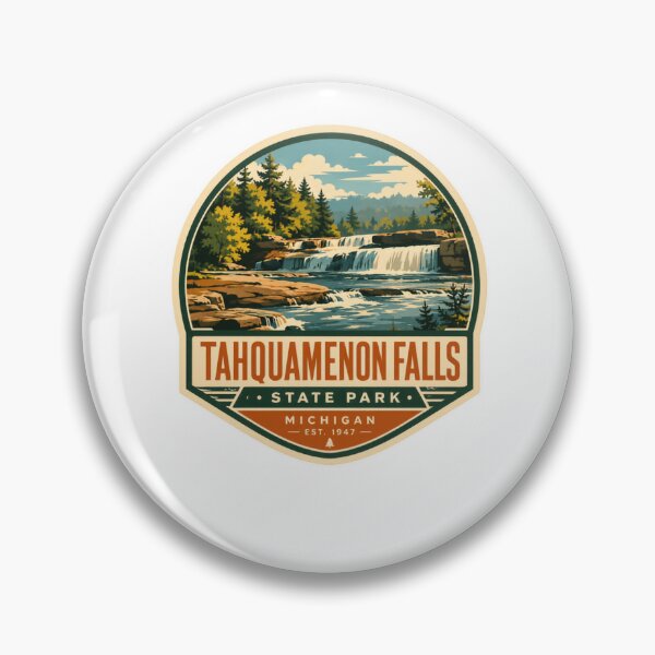 Item preview, Tahquamenon Falls State Park Michigan Est. 1947 Travel Souvenir Outdoor Nature designed and sold by Simsimah26Parks.